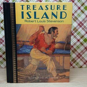 1986 Robert Louis Stevenson Treasure Island Hardcover McNally & Company
